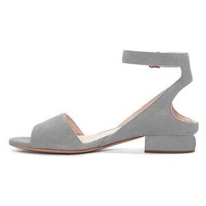 XYD Strappy Low Heel Sandal Pumps for Women Open Toe Ankle Strap Slingback